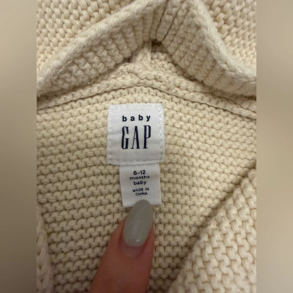 GAP Cream Knit Baby Sweater